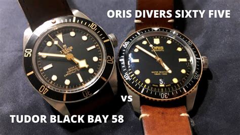 tudor black bay 58 vs oris diver 65|tudor oris vs black bay.